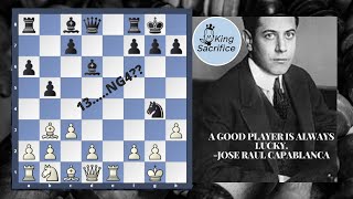 CAPABLANCA just played🕶 like a boss🕶 !!!🔥JOSE RAUL CAPACLANCA-VS- FRANK JAMES MARSHAL🔥!!!