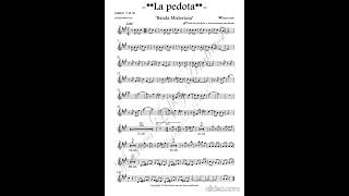 La pedota -  banda misteriosa (partitura) #partitura #music #partiturasonline