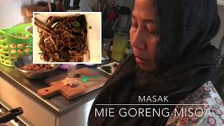 Masak mie goreng misoa & Sambal goreng daging dan boncis