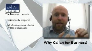 Callan for Business online via skype in inglese