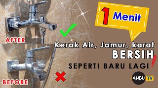 CARA MUDAH MEMBERSIHKAN KERAK, JAMUR, KARAT KAMAR MANDI TEVO SPOTLESS CAIRAN SERBAGUNA