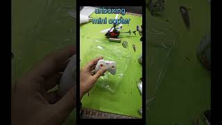 unbox mini helicopter  #toys #gaming #toys #dronevideo #reels #shot