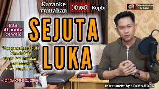 SEJUTA LUKA Karaoke duet | Rita Sugiarto | koplo | Karaoke rumahan