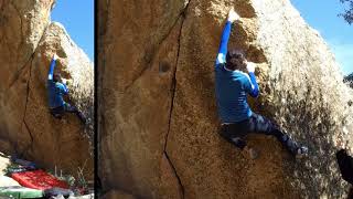 İsimsiz 6a+ Tırmanıcı: Erman Aydın Bafa Gölü Bouldering Kısa Kaya Tırmanışı Kapıkırı Köyü Climbing