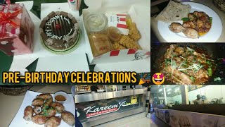 Pre-Birthday celebrations 🎉|| Bohat sare gifts mile 😇🎁|| Dinner party 🍱 || Foods of the day🤤 Vlog#21