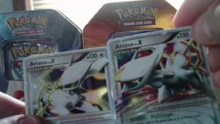 Arceus Tin Card Opening