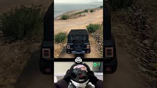 GTA 5- Mahindra Thar Steering wheel Gameplay