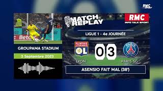 OL 1-4 PSG : #Paris #humilie Lyon, le goal #replayRMC