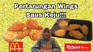 Wings Saus Keju McDonald's VS Richeese