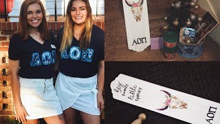 sorority big little paddle reveal + what i gave my big!