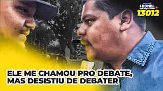 7 DE SETEMBRO: BOLSONARISTA ME CHAMA PRO DEBATE E DESISTE NA METADE