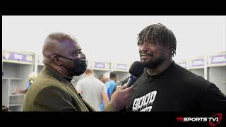 Las Vegas Raiders @ Los Angeles Rams (Bobby Brown III Post-Game Interview) #ramshouse #nfl #rams