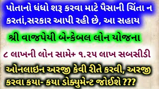 પોતાનો ધંધો શરૂ કરવા માટે પૈસાની ચિંતા ન કરતાં,સરકાર આપશે સહાય,૮ લાખની લોન સામે+ ૧.૨૫ લાખ સબસીડી..