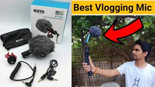 Unboxing the best budget microphone for YouTube. l BOYA by-MM1 Universal Cardiod Shotgun Microphone