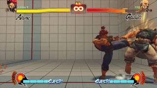 Street Fighter 4 Akuma Training