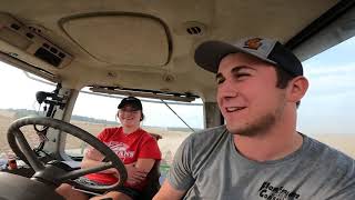 City girl reacts to auto steer on a tractor