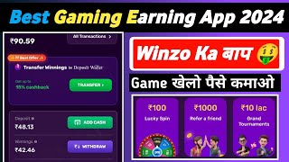 Best Gaming Earning App 2024 || winzo का बाप ||  free gaming earning app 2024 || #ap2earn