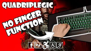 Playing Call of Duty without Finger Function | Quadriplegic (C5,C6,C7)