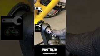 Manutenção/Troca: Movimento Central, Pedivela, Corrente #manutenção #bike