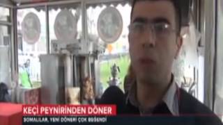 Soma'da Keçi peyniri döneri TRT Haber'de...