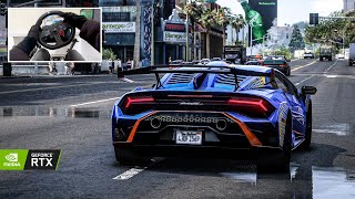 Lamborghini Huracan STO™ | GTA 5 |  Logitech G29 Steering Wheel