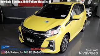 Daihatsu Solo | New Ayla R deluxe 2020 (Minor change)