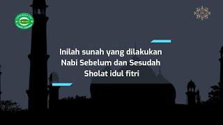 Inilah 8 Sunah Nabi Muhammad Sebelum Melaksanakan Sholat Idul Fitri dan Sesudah