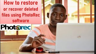 How To Restore Or Recover Deleted Files Using Photorec Software