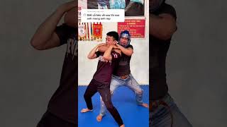 Cách Khống Chế Khi Bị Siết Cổ #vothuat #kungfu #tuve #shorts