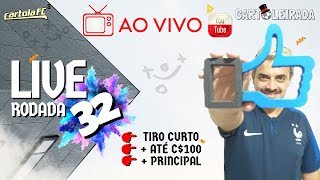 💥💥 RODADA 32 LIVE DE DICAS CARTOLA FC 2019  - QUAL A SUA APOSTA NESSA RODADA?