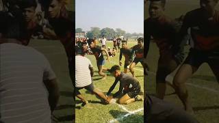 team' combination tackle 🔥 #trending #army #kabaddi #balanceexercises #ytshort #skills