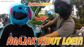 PERTAMA KALI PAKEK COVER HELM STITCH!! DI BANDA ACEH SEMUA ORANG NGELIAT TERUS