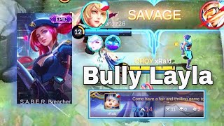 Offlane Layla With Savage xRald ~ MLBB