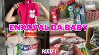 MOSTRANDO O ENXOVAL DA BABY ALICE 🩷 | PARTE 1