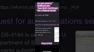 Need to Authenticate your Birth Certificate on a Federal level? #strawman  #authenticatebc