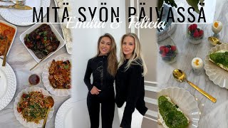 MITÄ SYÖN PÄIVÄSSÄ || Emilia & Felicia