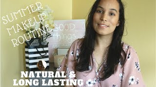 SUMMER MAKEUP ROUTINE-  BRONZED, NATURAL & LONG LASTING