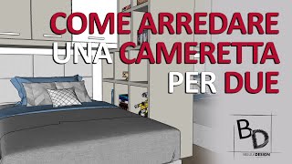 COME ARREDARE UNA CAMERETTA PER DUE | Belula Design