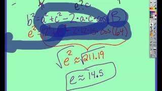 Chapter C, Video #7 - Law of Cosines