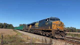 Csx Q300 and Q301 meeting at jones crossing 10/21/21