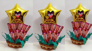 DIY Chocolate Basket | Gift Basket | Chocolate Gift Hamper | How To Make A Chocolate Gift Basket|