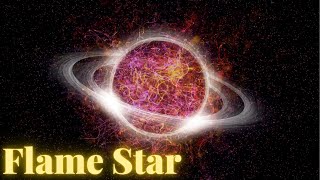 Flame Star  Colourful Flower of Particles with  Meditation Background Music for 6 hours Meditation