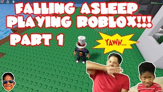 Literally Falling Asleep Playing Roblox Natural Disaster - Part 1