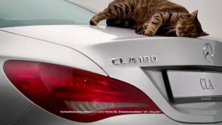 Mercedes CLA TV Werbung   Katze  funny Mercedes Benz CLA tv commercial 2014