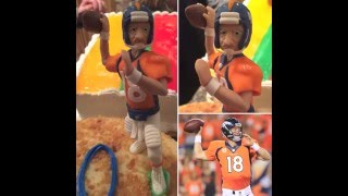 Peyton Manning Fondant Cake Figure