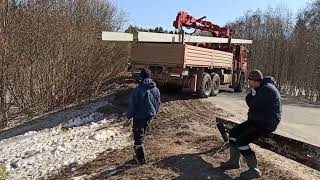 Усть-Очея Камаз БКМ "13 метровые опоры"