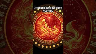 3 curiosidades del signo #acuario #horoscopo #horóscopo #zodiaco #signosdelzodiaco #astrologia