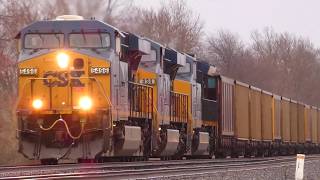 CSX Empty Coal at Ingalls, IN - 12/29/2019