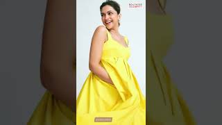 Deepika Padukone flaunts her baby bump in a yellow dress #deepikapadukone