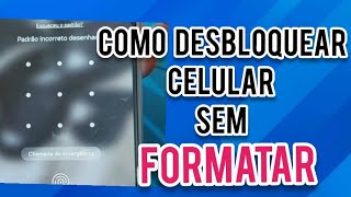 Como tirar, como desbloquear senha padrão de qualquer celular sem formatar.🧐 esqueci a senha.